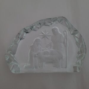 Smith Glass Nativity Scene Christmas Holiday